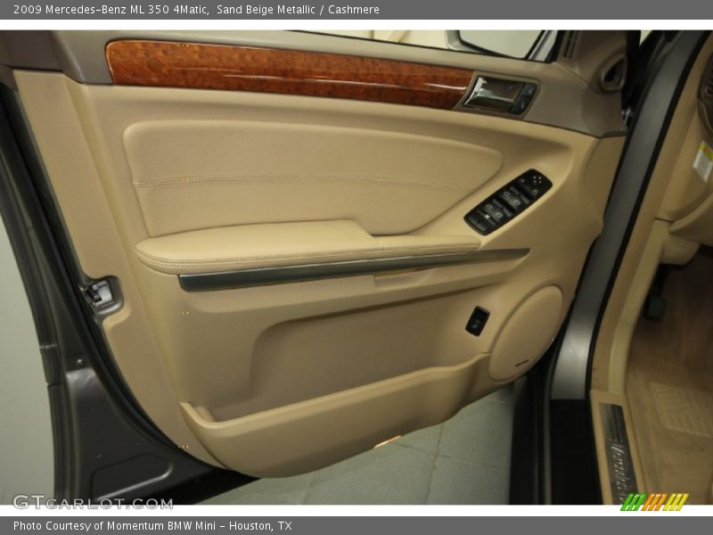 Sand Beige Metallic / Cashmere 2009 Mercedes-Benz ML 350 4Matic