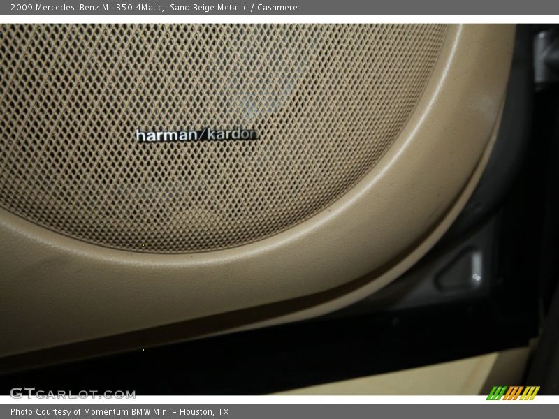 Sand Beige Metallic / Cashmere 2009 Mercedes-Benz ML 350 4Matic