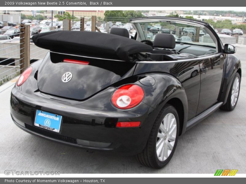 Black / Black 2009 Volkswagen New Beetle 2.5 Convertible