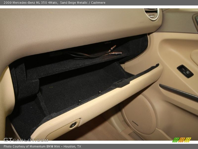 Sand Beige Metallic / Cashmere 2009 Mercedes-Benz ML 350 4Matic