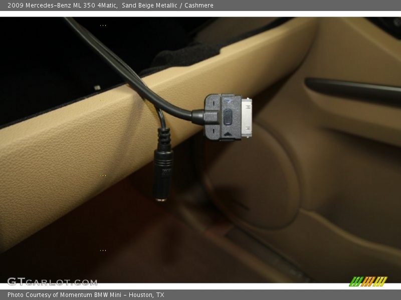 Sand Beige Metallic / Cashmere 2009 Mercedes-Benz ML 350 4Matic
