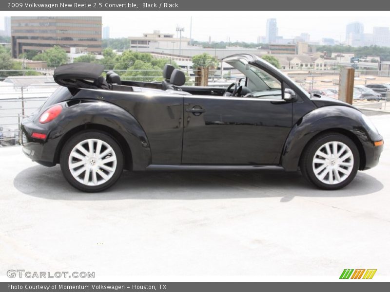 Black / Black 2009 Volkswagen New Beetle 2.5 Convertible