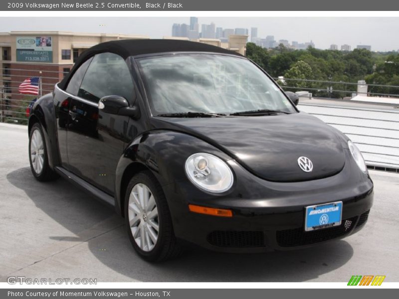 Black / Black 2009 Volkswagen New Beetle 2.5 Convertible