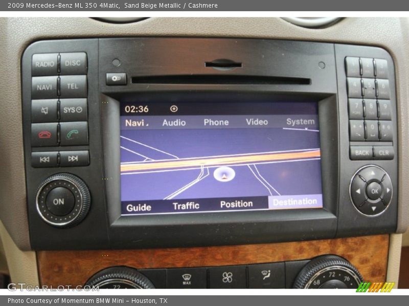 Sand Beige Metallic / Cashmere 2009 Mercedes-Benz ML 350 4Matic