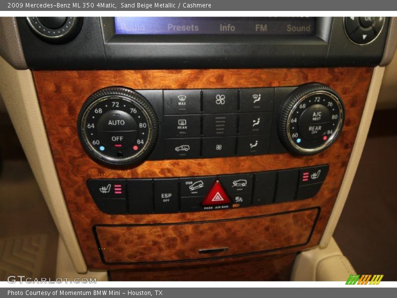 Sand Beige Metallic / Cashmere 2009 Mercedes-Benz ML 350 4Matic