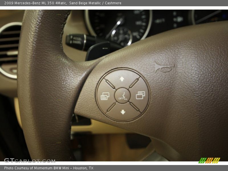 Sand Beige Metallic / Cashmere 2009 Mercedes-Benz ML 350 4Matic