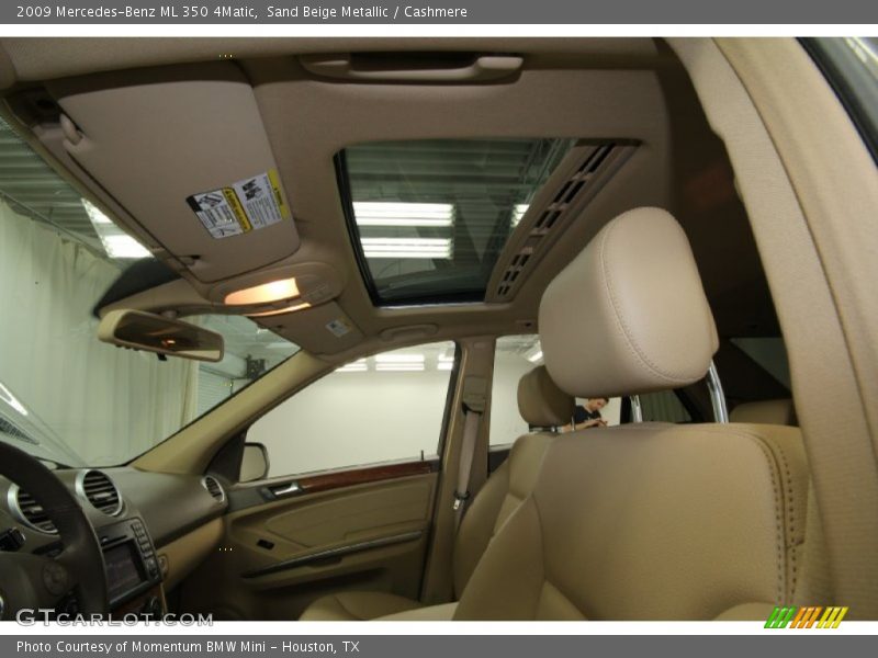Sand Beige Metallic / Cashmere 2009 Mercedes-Benz ML 350 4Matic