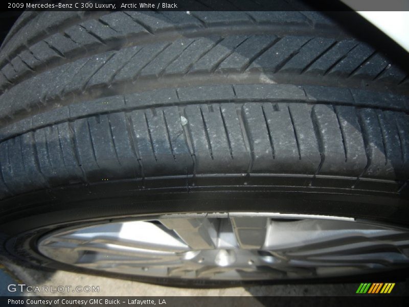 Arctic White / Black 2009 Mercedes-Benz C 300 Luxury