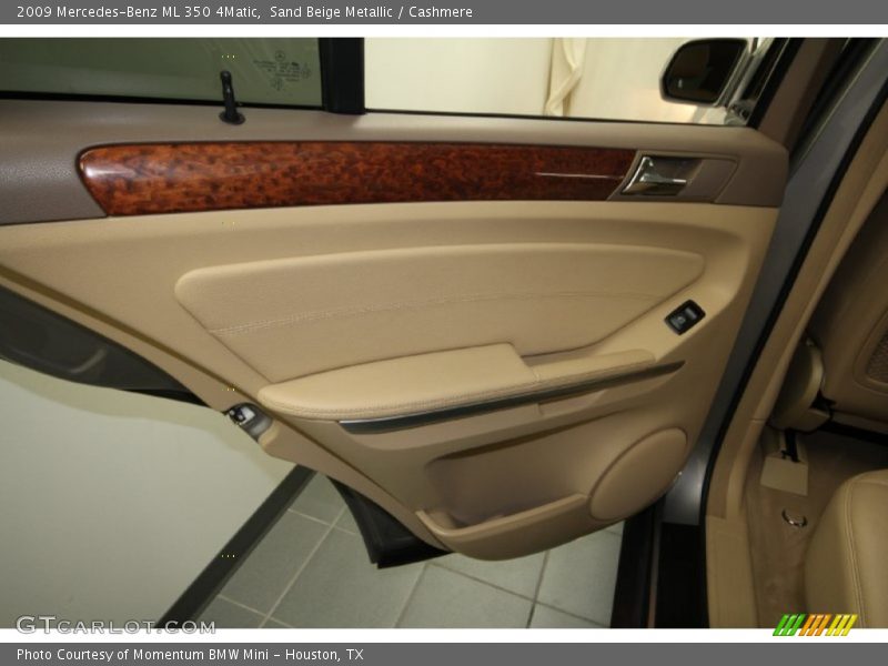 Sand Beige Metallic / Cashmere 2009 Mercedes-Benz ML 350 4Matic