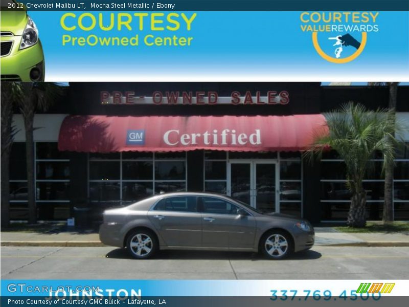 Mocha Steel Metallic / Ebony 2012 Chevrolet Malibu LT