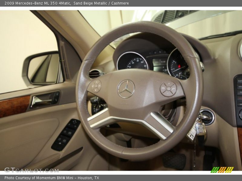 Sand Beige Metallic / Cashmere 2009 Mercedes-Benz ML 350 4Matic