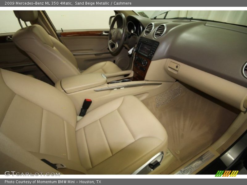 Sand Beige Metallic / Cashmere 2009 Mercedes-Benz ML 350 4Matic