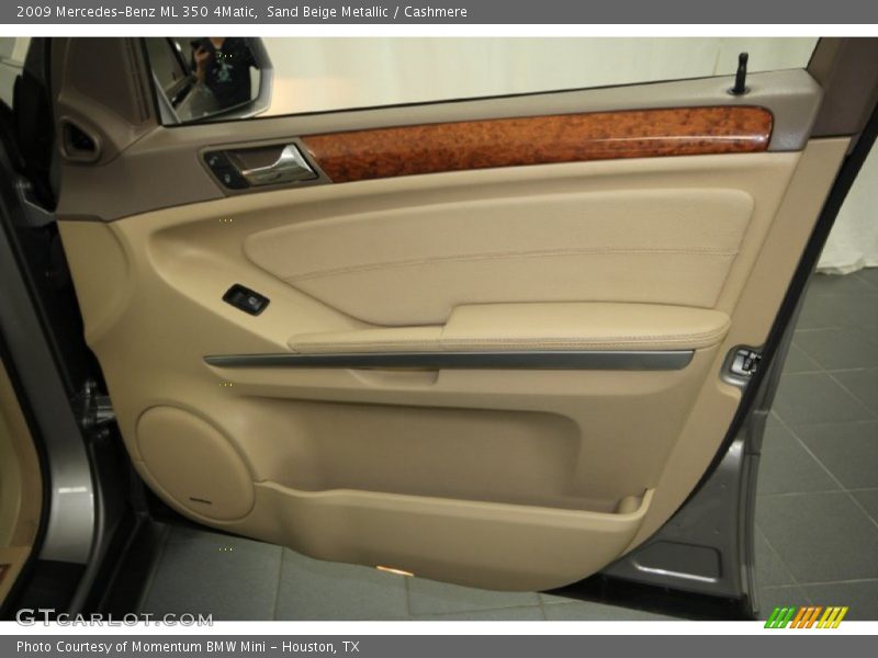 Sand Beige Metallic / Cashmere 2009 Mercedes-Benz ML 350 4Matic