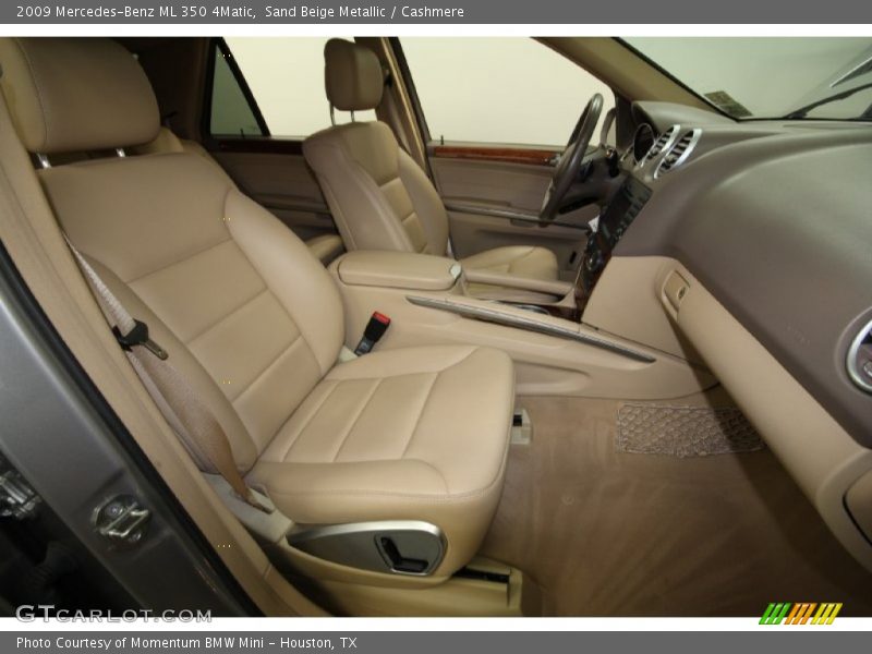 Sand Beige Metallic / Cashmere 2009 Mercedes-Benz ML 350 4Matic