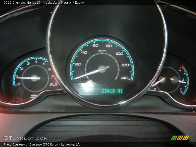 Mocha Steel Metallic / Ebony 2012 Chevrolet Malibu LT