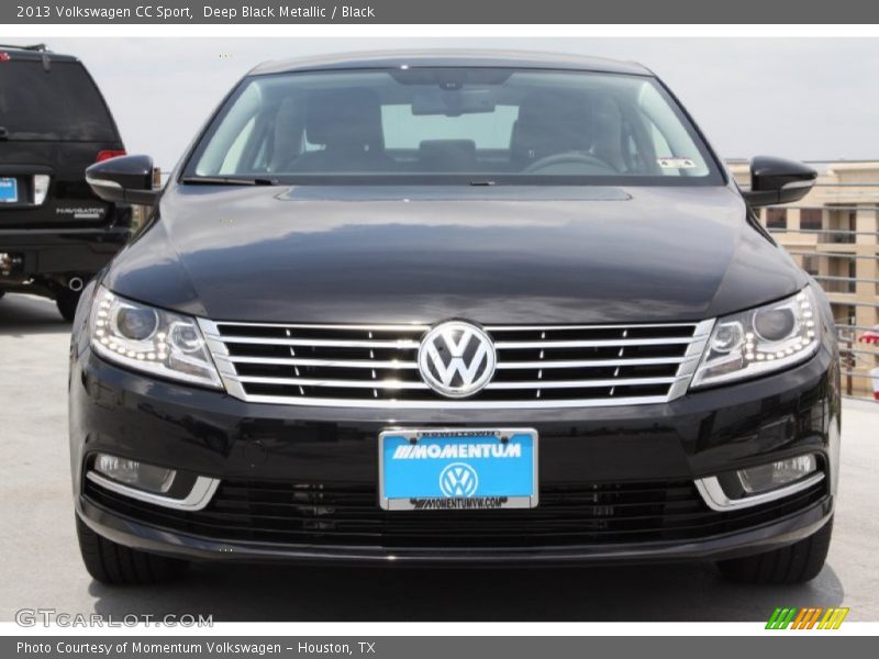 Deep Black Metallic / Black 2013 Volkswagen CC Sport