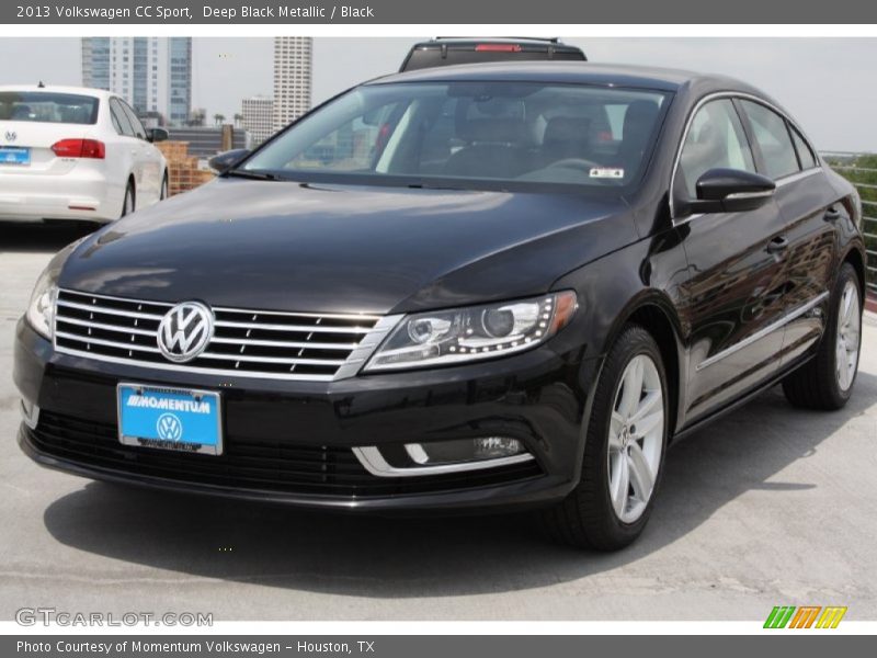 Deep Black Metallic / Black 2013 Volkswagen CC Sport