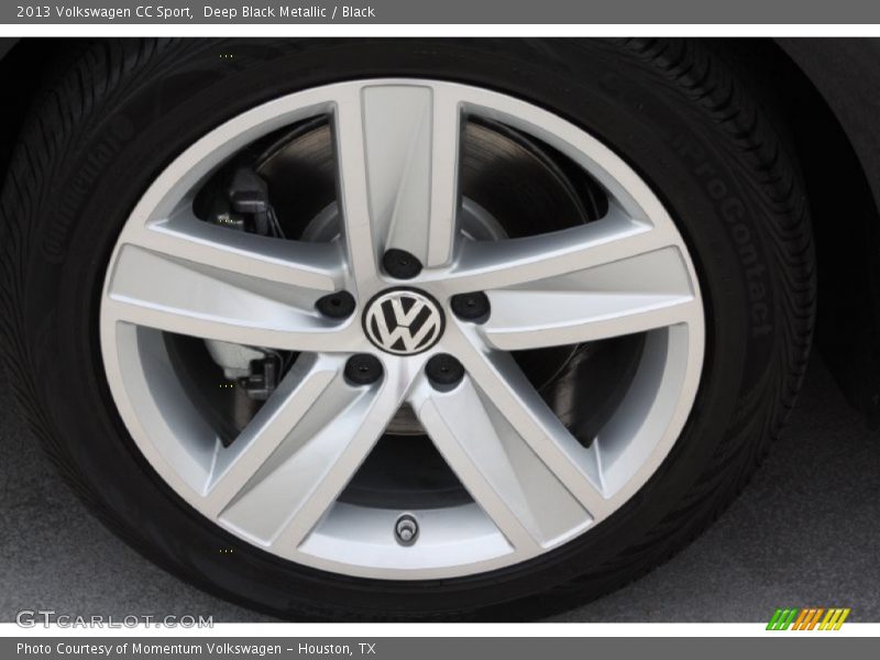 Deep Black Metallic / Black 2013 Volkswagen CC Sport