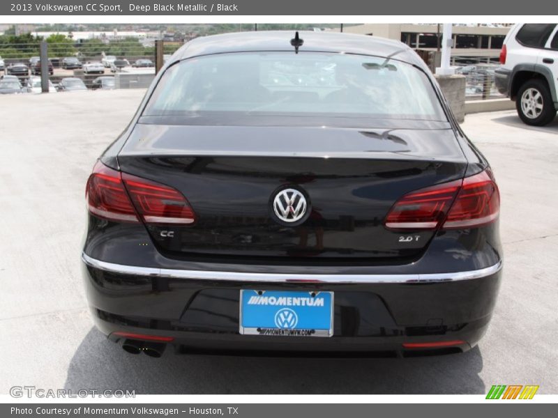 Deep Black Metallic / Black 2013 Volkswagen CC Sport