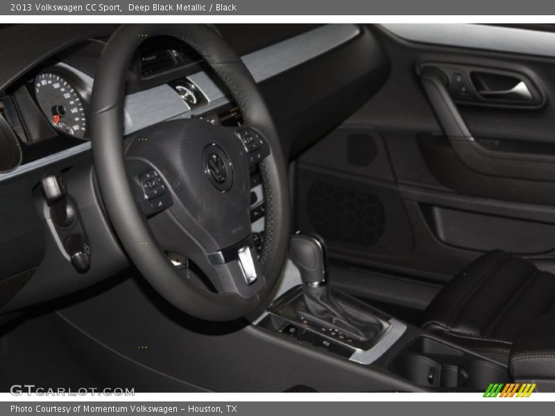 Deep Black Metallic / Black 2013 Volkswagen CC Sport