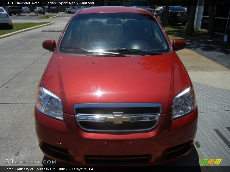 Sport Red / Charcoal 2011 Chevrolet Aveo LT Sedan