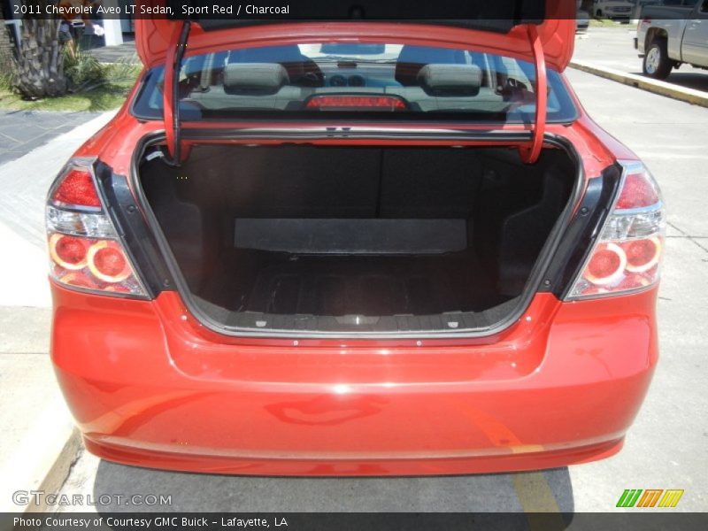 Sport Red / Charcoal 2011 Chevrolet Aveo LT Sedan