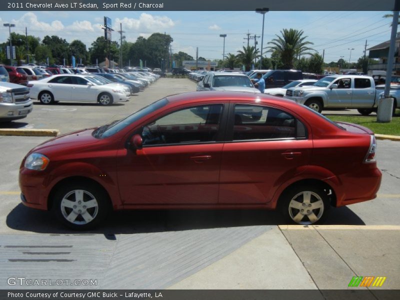 Sport Red / Charcoal 2011 Chevrolet Aveo LT Sedan