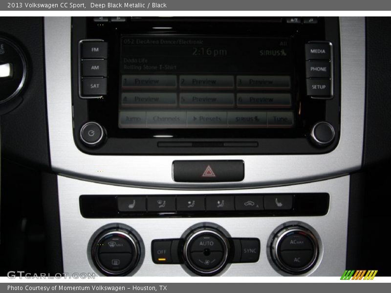 Deep Black Metallic / Black 2013 Volkswagen CC Sport