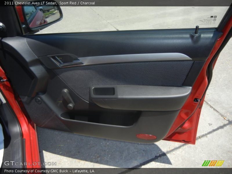 Sport Red / Charcoal 2011 Chevrolet Aveo LT Sedan