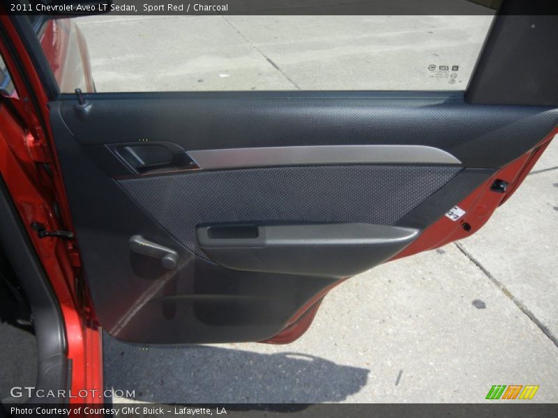 Sport Red / Charcoal 2011 Chevrolet Aveo LT Sedan