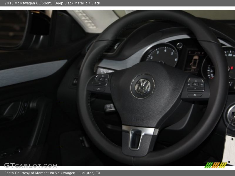 Deep Black Metallic / Black 2013 Volkswagen CC Sport