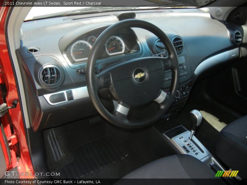 Sport Red / Charcoal 2011 Chevrolet Aveo LT Sedan