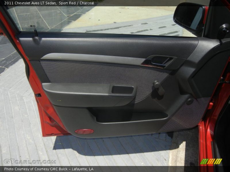 Sport Red / Charcoal 2011 Chevrolet Aveo LT Sedan