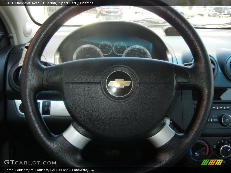 Sport Red / Charcoal 2011 Chevrolet Aveo LT Sedan