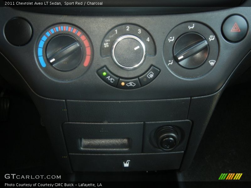Sport Red / Charcoal 2011 Chevrolet Aveo LT Sedan
