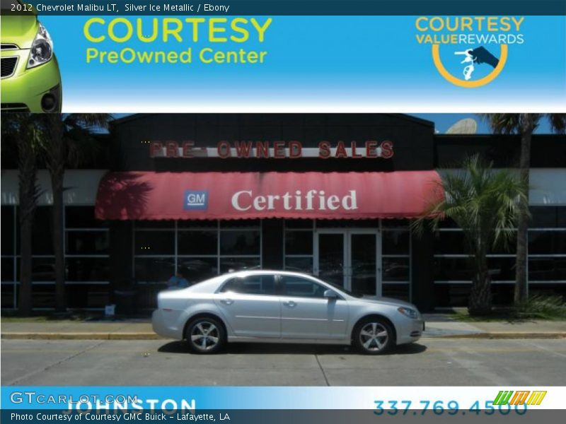 Silver Ice Metallic / Ebony 2012 Chevrolet Malibu LT