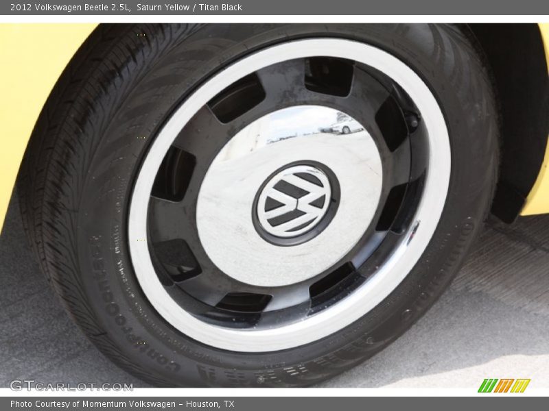 Saturn Yellow / Titan Black 2012 Volkswagen Beetle 2.5L