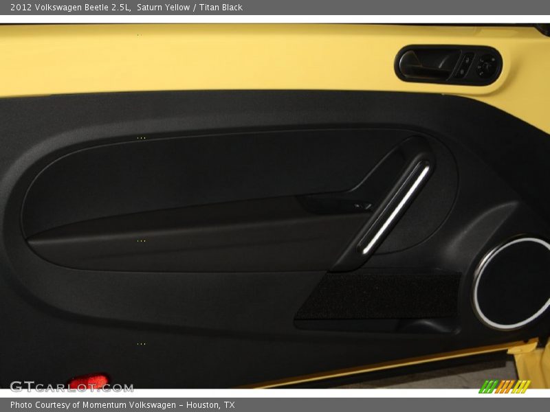 Saturn Yellow / Titan Black 2012 Volkswagen Beetle 2.5L