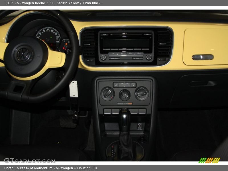 Saturn Yellow / Titan Black 2012 Volkswagen Beetle 2.5L