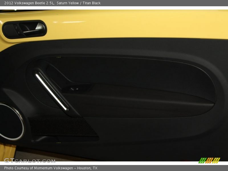 Saturn Yellow / Titan Black 2012 Volkswagen Beetle 2.5L