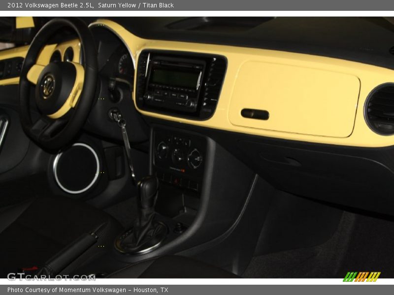 Saturn Yellow / Titan Black 2012 Volkswagen Beetle 2.5L