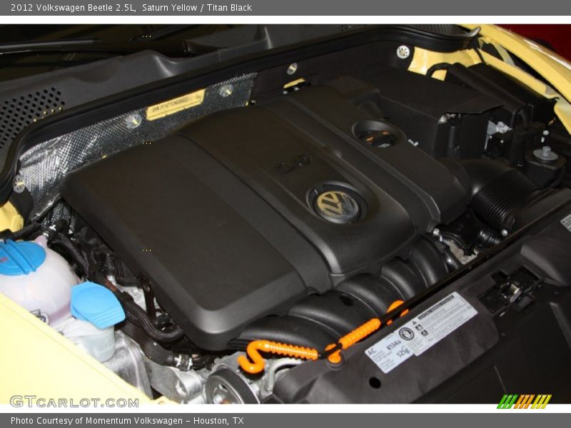 Saturn Yellow / Titan Black 2012 Volkswagen Beetle 2.5L