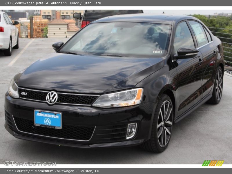 Black / Titan Black 2012 Volkswagen Jetta GLI Autobahn