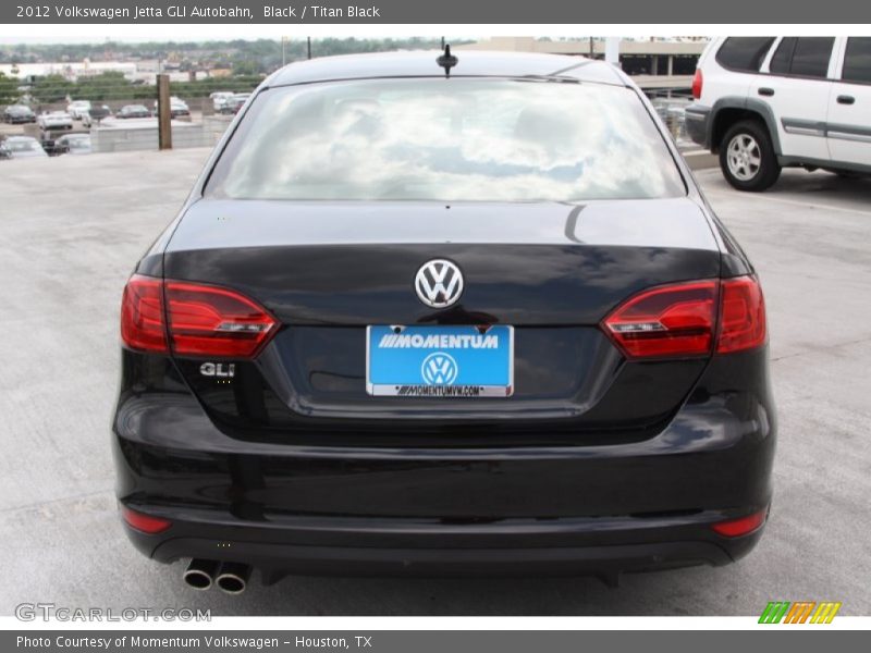 Black / Titan Black 2012 Volkswagen Jetta GLI Autobahn