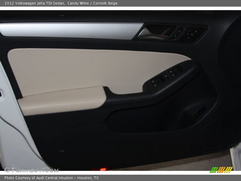 Candy White / Cornsilk Beige 2012 Volkswagen Jetta TDI Sedan