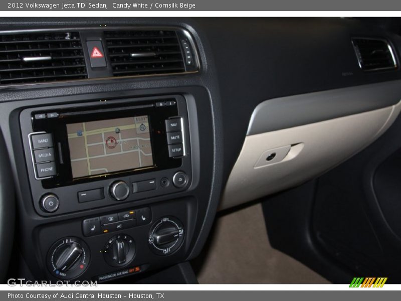 Candy White / Cornsilk Beige 2012 Volkswagen Jetta TDI Sedan