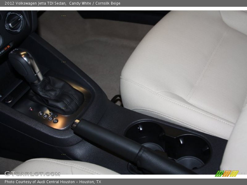 Candy White / Cornsilk Beige 2012 Volkswagen Jetta TDI Sedan