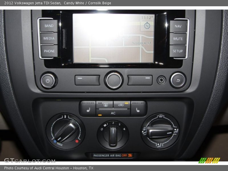 Candy White / Cornsilk Beige 2012 Volkswagen Jetta TDI Sedan