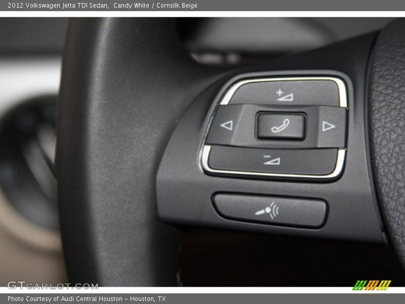 Candy White / Cornsilk Beige 2012 Volkswagen Jetta TDI Sedan