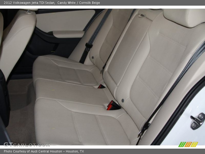 Candy White / Cornsilk Beige 2012 Volkswagen Jetta TDI Sedan